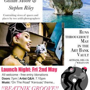Vault Exhibition Launch: Fri May 2nd - On The Road by Gillian Moore and Stephen Riley